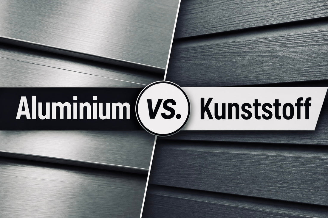 Kunststoffe vs. Aluminium: Warum die Kunststoff-Fassade die schlaue Wahl ist