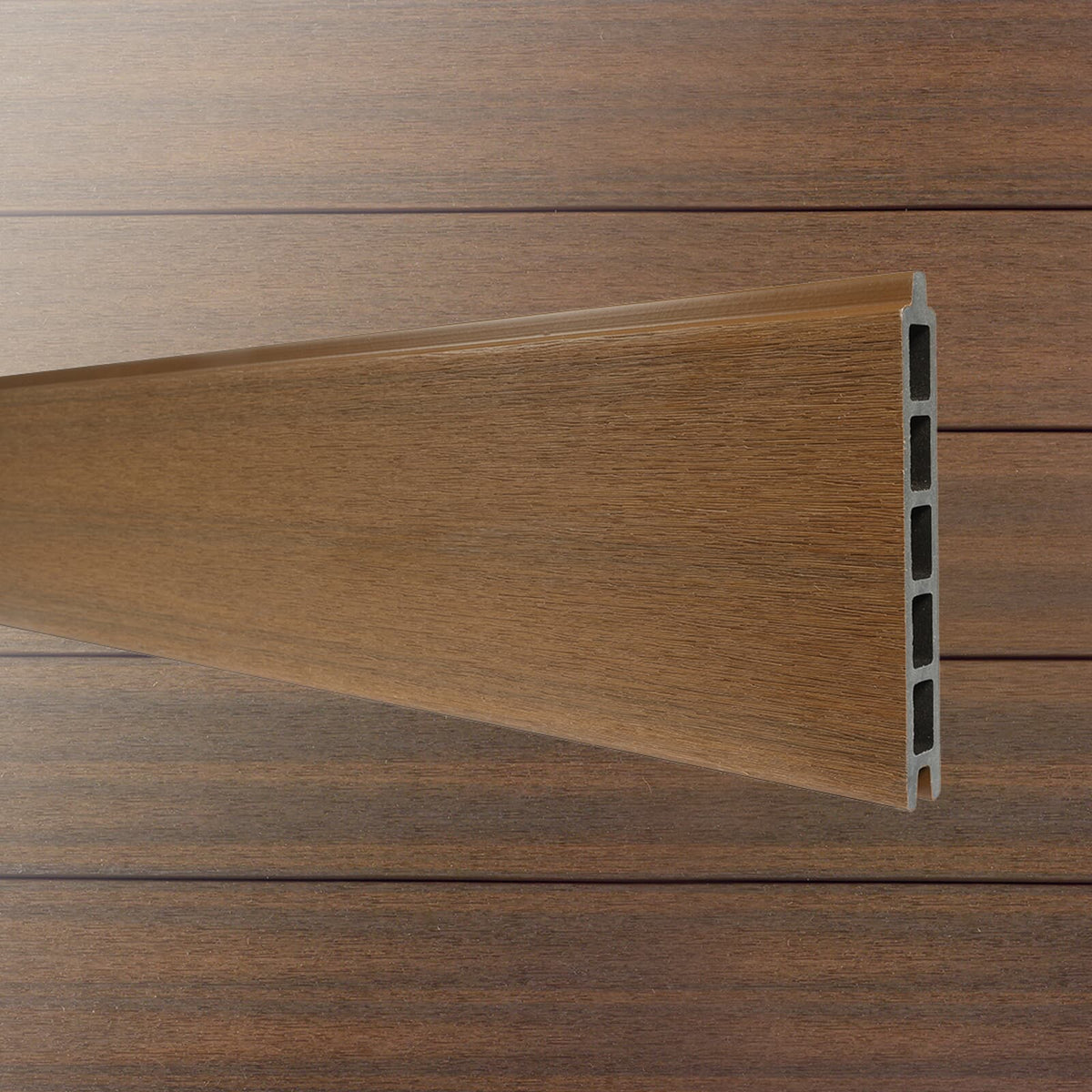 Boston Zaunfüllung WPC PREMIUM 178 x 16 cm 1 Stück Teak