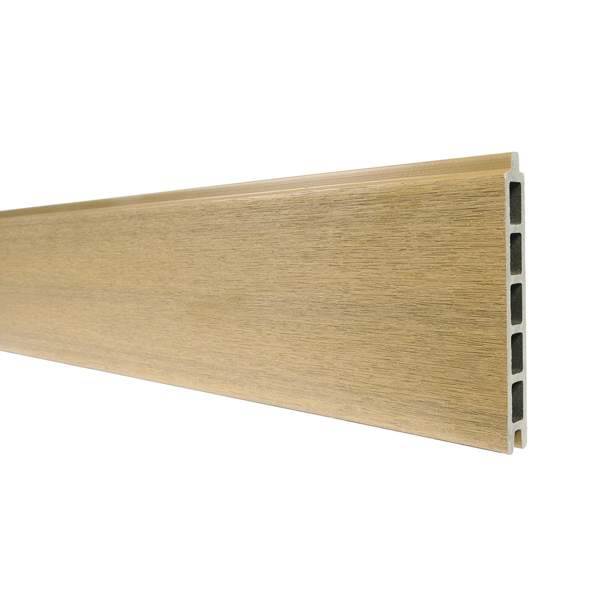 Boston WPC Premium Steckprofil Sichtschutz in Cedar Holzoptik