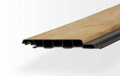 Vinylit vinyPlus Shadow Schattenfuge Fassadenprofil in Holzoptik